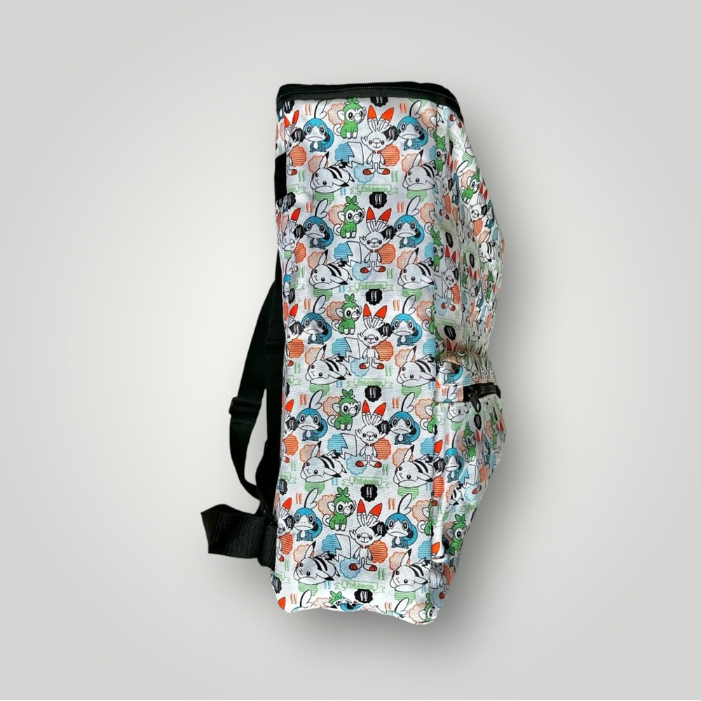 Pokemon Top-Loader Entry Backpack Large Pikachu White Water Resistant Japanese - Picture 5 of 10